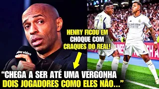 🚨EITA! Olha o que "THIERRY HENRY" FALOU do VINI JR e RODRYGO HOJE EM FORTE DESABAFO!😯