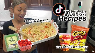 Testing Viral TikTok Food Hacks @ 12AM | TikTok Recipes You NEED To Try | LexiVee