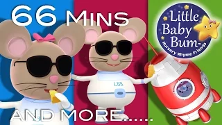 Three Blind Mice | Plus Lots More Nursery Rhymes | 66 Minutes Compilation from LittleBabyBum!