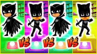 Pj Masks Black Owlett  vs Black Cat Boy vs Black Owlett  vs Black Cat Boy  🎶 Tiles Hop EDM Rush