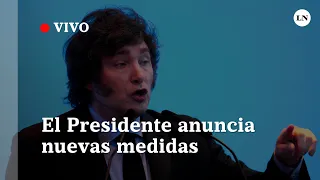 EN VIVO | Cadena nacional de Javier Milei. A 4 meses de asumir, analizará resultados del gobierno