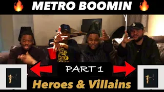 THIS ALBUM IS CRAZY 🤯🤯 | Metro Boomin - Heroes & Villains (FULL ALBUM REACTION) PART I