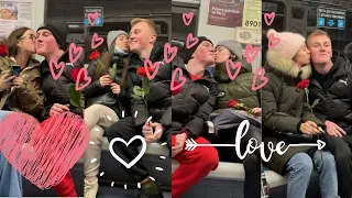 Kissing Prank TikTok Compilation 2022 | Kissing Prank in Train