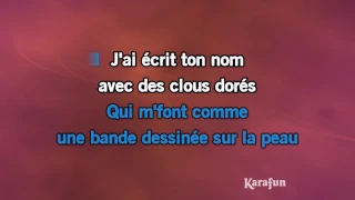 Karaoké Morgane de toi - Renaud *