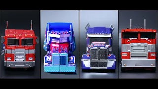 OPTIMUS PRIME TRUCK CAR ROBOT TOYS TRANSFORMERS MOVIE 1,2,3,4,5,6 & MORE (STOP MOTION ANIMATION)