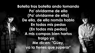 Gera MX, Christian Nodal - Botella Tras Botella (Letra/Lyrics)