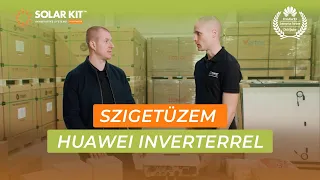 SZIGETÜZEMŰ NAPELEMES rendszer HUAWEI inverterrel