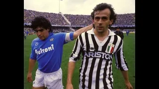 Michel Platini vs Penarol 1983 Friendly (All Touches & Actions)