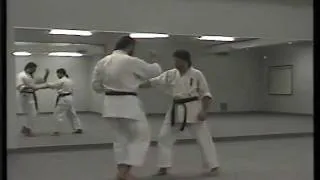 Using chudan uke in free-sparring (mid-kyu level)