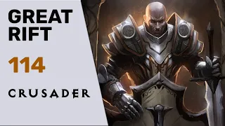 ДИАБЛО 3 ВП-114 КРЕСТОНОСЕЦ СОЛО | DIABLO 3 GREAT RIFT 114 CRUSADER SOLO