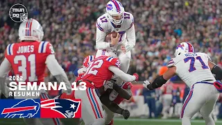 Buffalo Bills vs. New England Patriots  | Semana 13 NFL 2022 | Resumen Highlights | 1 Dic, 22