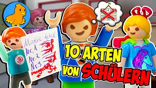 10 ARTEN VON SCHÜLERN, DIE JEDER KENNT! Welcher bist du? | Playmobil Familie Vogel