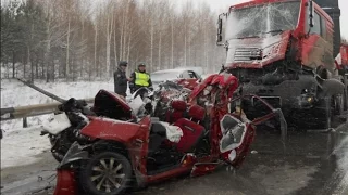 Подборка ДТП и Аварии до 01.02.2016 Car Crashes and accidents 2016