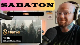 SABATON - 1916 | FIRST TIME Reaction