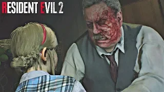 Resident Evil 2 Remake - Шерри Биркин против шефа Айронса