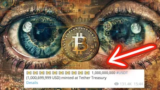 ЕЩЁ $1 000 000 000 ПЕЧАТЬ Tether USDT!! РОСТ ДЕНЕЖНОЙ МАССЫ ТОПЛИВО ДЛЯ БИТКОИНА