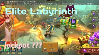 Lords Mobile - Playing Elite Labyrinth For Jackpot | Lords Mobile Elite Labyrinth