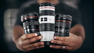 THREE ESSENTIAL CAMERA LENSES FOR EVERY PHOTOGRAPHER (CANON 16-35 & 24-70 F2.8 & 70-200 F4)