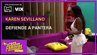 Karen Sevillano habla sobre la situación entre Pantera y Martha en La casa de los famosos Colombia