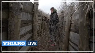 🔴En Ukraine, des adolescents creusent des tranchées pour venir en aide à l'armée