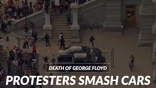 Protesters smash cars in Denver during demonstrations over George Floyd's death