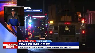 Fire at Rudd's Trailer Park