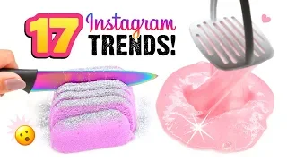 17 TRENDS im LIVE TEST! 😱SLIME, Blumenschaum+Kinetic Sand 💖Süße DIY Ideen! cutelifehacksde Deutsch