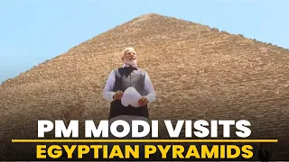PM Modi visits Egyptian pyramids