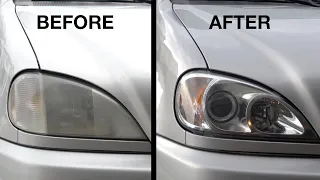 Mercedes W163 Headlight UPGRADE & Restoration ML320