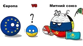 Countryballs: Європа vs Митний союз ( євроінтеграція )