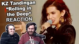 Singers FIRST TIME Reaction/Review to "KZ Tandingan - Rolling in the Deep"