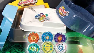 10+ YEAR OLD VINTAGE STADIUM COLLECTION! | Remastered Metal Fight Marathon Battle | Beyblade Burst