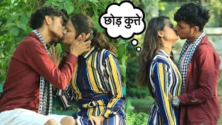 Copying My Girlfriend Real Lip Kissing Prank ( Irritating ) || Harsh Prank