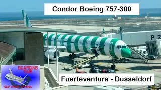 BoardingTime! Trip report! Fuerteventura to Dusseldorf - Condor 757-300 - Economy