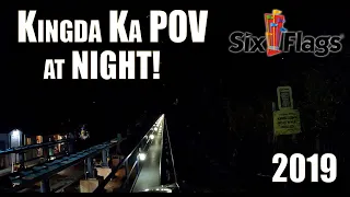 Kingda Ka POV Front Seat at Night! | Six Flags Great Adventure Jackson, NJ