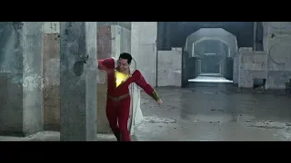 Shazam - Super powers testing scene