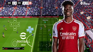 eFOOTBALL PES 2024 PPSSPP Android Update Transfers Kits 2024 Now Faces Camera PS5 Graphics HD
