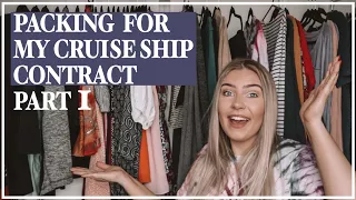 CRUISE SHIP employee packing for her contract on Virgin Voyages (part 1)