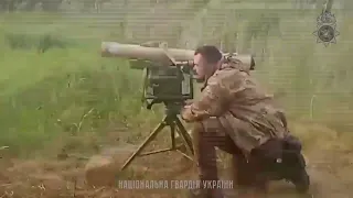 Ukrainian Corsair ATGM destroying a Russian column!!