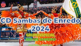 CD SAMBAS DE ENREDO 2024 RIO DE JANEIRO - GRUPO ESPECIAL (Sambas Campeões e Oficiais)