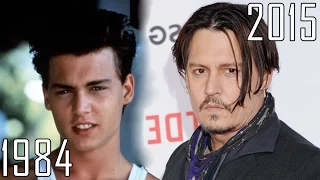 Johnny Depp (1984-2015) all movies list from 1984! How much has changed? Before and Now!