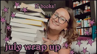 JULY 2021 WRAP UP | all about the 17 books i read this month