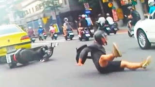 Scooter Crash Scooter Crash Compilation Driving in Asia 2016 Part 6