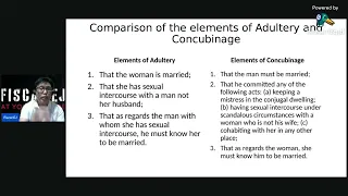 ANO BA ANG KAIBAHAN NG ADULTERY SA CONCUBINAGE? BAKIT MAS MATAAS ANG PENALTY PAG WIFE ANG NANGALIWA?