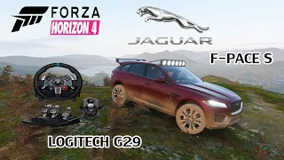 Jaguar F pace s -Forza Horizon 4-logitech g29 gameplay