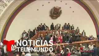 Oposición venezolana acusa al chavismo de un golpe de estado al parlamento | Noticias Telemundo