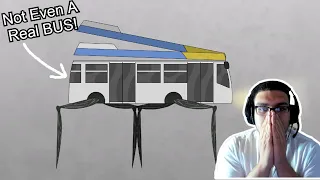 This Is Not A Normal Bus Or A Bus! - Man Eating Bus SCP-2086 Rerouting (SCP Animation) - Reaction