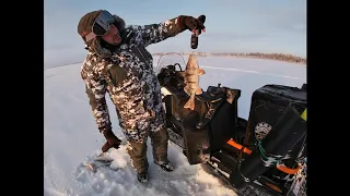 Ловим огромного окуня на озере Ендра !!!  часть 2 (Рыбалка в ХМАО) 19.12.2019