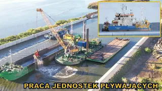 2 etap. Praca jednostek pływających:ŚWIDRAK ,KRAKEN, , HEGEMANN V, ŁOŚ, SZALANDY.