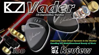 KZ After a long time 3DD model "KZ Vader" Chinese earphone review.